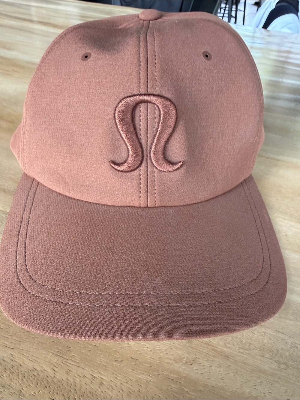 lululemon athletica Men's Tan Brown Logo Baseball Cap